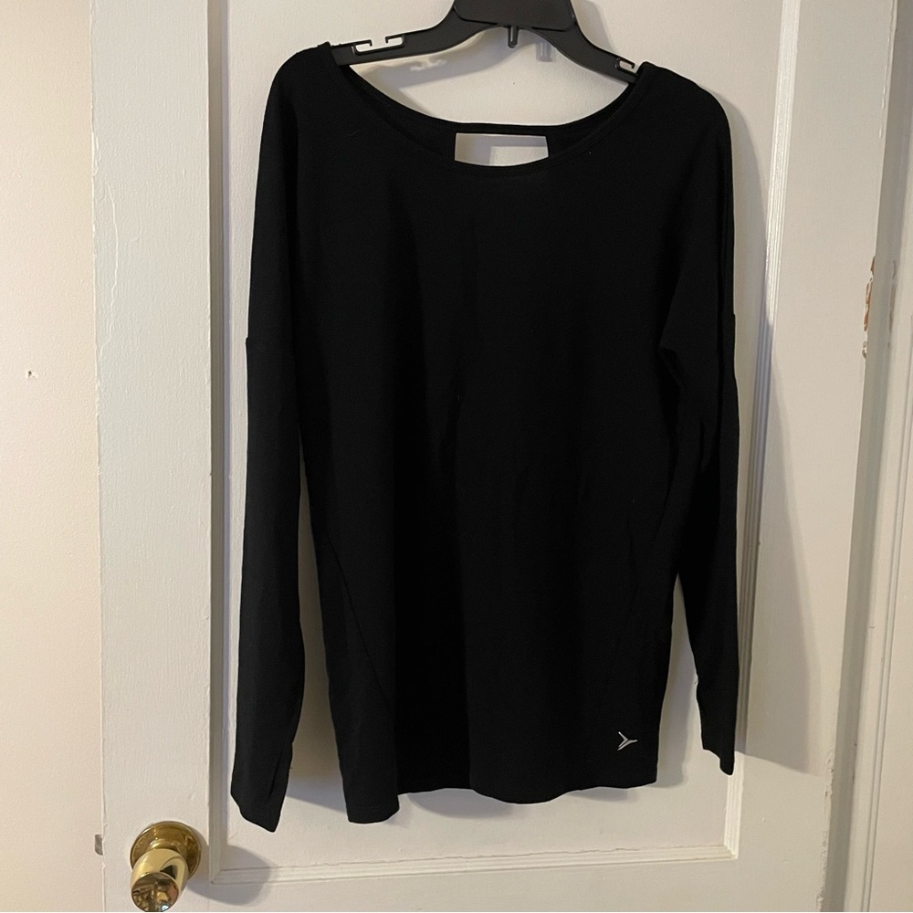 Old Navy Active Black Long Sleeve Top
